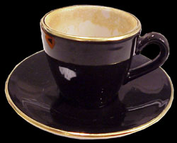 so sieht eine gebrauchte Espresso-Tasse aus!